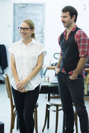 Amy Ryan and Alex Hurt Photo